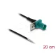 Delock Antenna kábel FAKRA Z csatlakozó nyílt kábelekhez 1,13 - 20 cm 1 előrelyukasztott nyílással