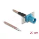 Delock Antenna kábel FAKRA Z anya   nyílt kábelek RG-316 20 cm 2 előrelyukasztott nyílással