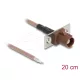 Delock Antenna kábel FAKRA F anya   nyílt kábelek RG-316 20 cm 2 előrelyukasztott nyílással