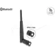 Delock WiFi 2,4 GHz antenna BNC-dugó 2 dBi 14,5 cm mindenirányú, dönthető csatlakozással (fekete színű)