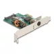 Delock PCI Express x1 kártya - 1 x M12 2,5 Gigabit LAN PoE+