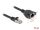 Delock Hálózat bővítő kábel S/FTP RJ45 apa - RJ45 anya Cat.6A, 5 m fekete