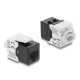 Delock Keystone Modul RJ45 anya - LSA Cat.6 UTP lezáró füllel és kábel rögzítő nélkül