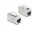 Delock Keystone modul összekötő RJ45 aljzat RJ45 aljzat, Cat.6A árnyékolt