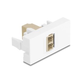   Delock Easy 45 Modul LC Duplex anya LC Duplex anya fehér/bézs