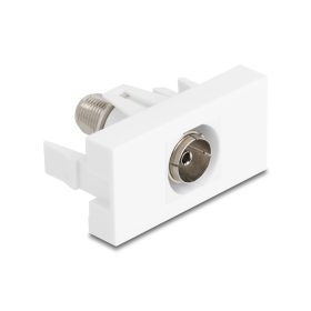 Delock Easy 45 Modul IEC anya - F anya fehér