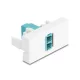 Delock Easy 45 Module LC Duplex anya LC Duplex anya fehér / víz