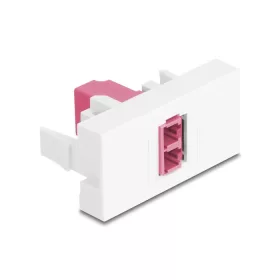   Delock Easy 45 Modul LC Duplex anya LC Duplex anya fehér / lila