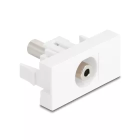   Delock Easy 45 Modul sztereo jack anya 3,5 mm 3 tűs - Sztereo jack anya 3,5 mm 3 tűs fehér