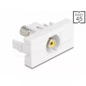 Delock Easy 45 modul RCA anya RCA anya sárga/fehér