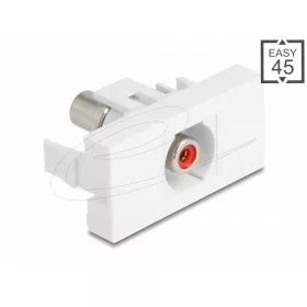 Delock Easy 45 modul RCA anya RCA anya piros/fehér