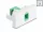 Delock Easy 45 modul SC Simplex anya SC Simplex anya lézeres védelmi flippel zöld/fehér belsejében