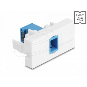   Delock Easy 45 modul SC Simplex anya SC Simplex anya lézeres védelemmel ellátott belső kék/fehér flippel