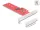 Delock PCI Express 5.0 x4 Kártya - 1 x belső NVMe M.2 aljzattal, M nyílással - alacsony profilú formatényező