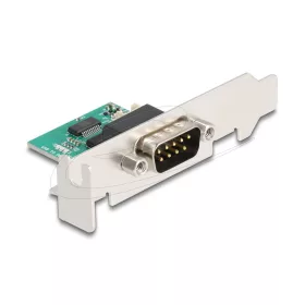   Delock USB-RS-232 átalakító FTDI FT231XS USB 2.0 tűs fejléc dugasz D-Sub 9 dugó alacsony profilú konzollal és 30 cm-es kábellel