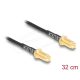 Delock Antenna kábel RP-SMA anya válaszfali csatlakozóval apa RP-SMA anya válaszfali csatlakozóval RG-174 32 cm