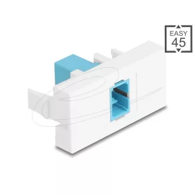   Delock Easy 45 Modul SC Simplex anya - SC Simplex anya aqua / fehér
