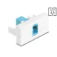 Delock Easy 45 Modul SC Simplex anya - SC Simplex anya aqua / fehér