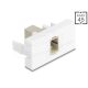 Delock Easy 45 Modul SC Simplex anya - SC Simplex anya bézs / fehér