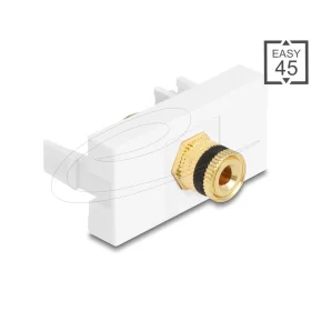   Delock Easy 45 Modul kötőoszlop a menetes anyához fekete/fehér