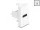 Delock Easy 45 modul USB 2.0 A-típusú anya - sorkapocs, fehér
