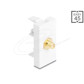 Delock Easy 45 modul SMA anya - SMA anya fehér