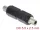 Delock DC Barrel Jack adapter DC 5,5 x 2,5 mm anya   anya csavarmenettel