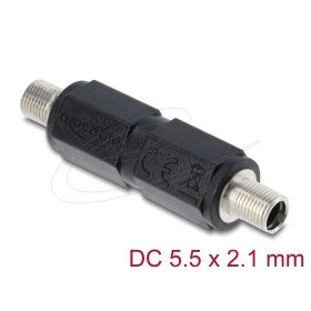   Delock DC Barrel Jack adapter DC 5,5 x 2,1 mm anya   anya csavarmenettel