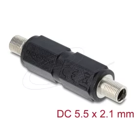   Delock DC Barrel Jack adapter DC 5,5 x 2,1 mm anya   anya csavarmenettel