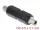 Delock DC Barrel Jack adapter DC 5,5 x 2,1 mm anya   anya csavarmenettel