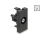 Delock Easy 45 modul RCA anya - RCA anya fehér / fekete