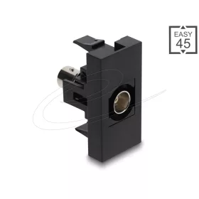 Delock Easy 45 modul BNC anya - BNC anya fekete