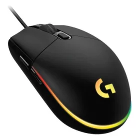   Logitech Mouse Wired G102 LIGHTSYNC, 6 Buttons, 8000 DPI, Black EU (910-005823)