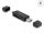 DeLock USB-A/C SD/MicroSD kártyaolvasó fekete (91004)
