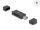 Delock Kártyaolvasó USB 5 Gbps USB Type-C  / A-típusú SD és Mikro SD memóriakártyákhoz fekete