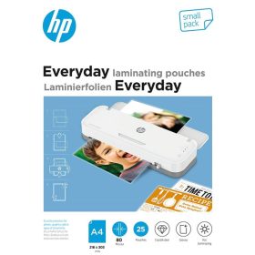   HP EVERYDAY MELEGLAMINÁLÓ FÓLIA, A4, 80 MIKRON FÉNYES, 25 DB (9153)