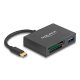 Delock USB-C  kártyaolvasó XQD és SD memória kártyákhoz, valamint egy USB 5 Gbps A-típusú port (91711)