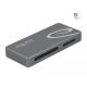 Delock USB Type-C kártyaolvasó CFast és SD memóriakártyákhoz + USB Hub A-típusú és USB Type-C porttal (91754)