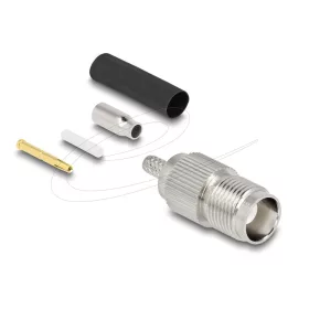   Delock TNC anya RG-174 / RG-316 krimpelésére illeszkedő süllyesztő csővel