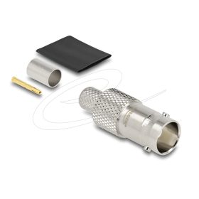   Delock BNC anya RG-6 krimpelésére illeszkedő süllyesztő csővel