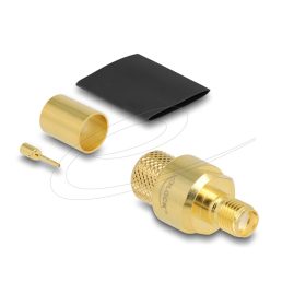   Delock SMA anya LMR400 krimpelésére illeszkedő süllyesztő csővel