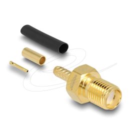   Delock SMA anya RG-174 / RG-316 krimpelésére illeszkedő süllyesztő csővel