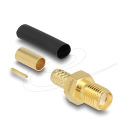   Delock SMA anya LMR200 krimpelésére illeszkedő süllyesztő csővel