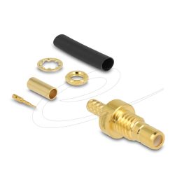   Delock SMB anya RG-174 / RG-316 krimpelésére illeszkedő süllyesztő csővel