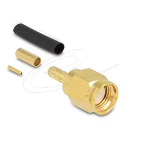   Delock RP-SMA apa RG-174 / RG-316 krimpelésére illeszkedő süllyesztő csővel