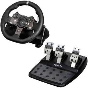   Logitech Racing Wheel G920 Driving Force with Pedals for PC, XBOX SERIES X/S, XBOX ONE Black EU (941-000123) - ONLY BOX DAMAGE