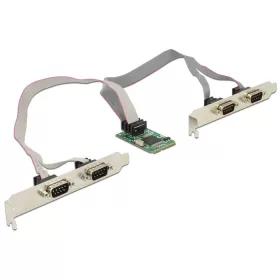   Delock MiniPCIe modul I/O PCIe teljes méret 4 x soros RS-232