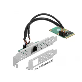   Delock Mini PCIe I/O PCIe teljes méretű 1 x RJ45 Gigabit LAN