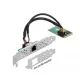 Delock Mini PCIe I/O PCIe teljes méretű 1 x RJ45 Gigabit LAN