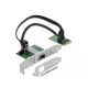 Delock Mini PCIe I/O PCIe teljes méretű 1 x SFP Gigabit LAN